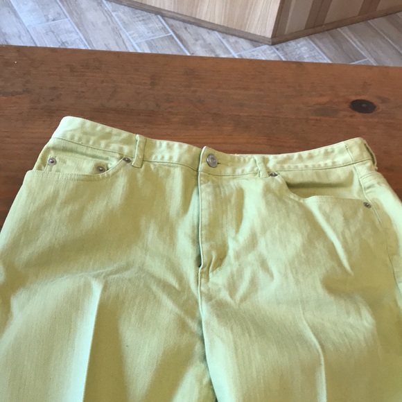 Talbots size 12 pants w 5-pockets, w stretch. Waist 32”, length 33”, rise 11”. - Picture 9 of 10